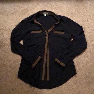 Navy blouse